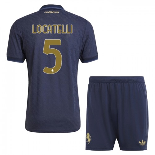 Dječji Dresovi Juventus Locatelli 5 Treći 2024-25 - Kratki Rukavima Dječji Dresovi Juventus Locatelli 5 Treći 2024-25 - Kratki Rukavima